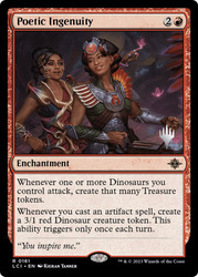 Poetic Ingenuity (Promo Pack) (The Lost Caverns of Ixalan)\nPromo: Planeswalker Stamped\nSingle\nMagic The Gathering