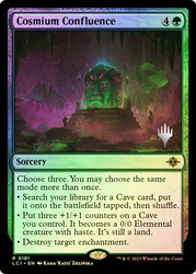Cosmium Confluence (Promo Pack) (The Lost Caverns of Ixalan)\nPromo: Planeswalker Stamped\nSingle\nMagic The Gathering