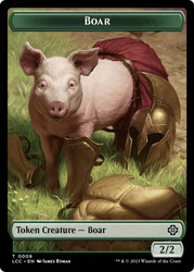 {Boar Token} // {Merfolk Token} (#005)
The Lost Caverns of Ixalan Commander
Single
Magic: The Gathering