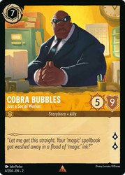 Cobra Bubbles Just A Social Worker