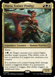 Wayta, Trainer Prodigy\nThe Lost Caverns of Ixalan Commander\nSingle\nMagic The Gathering
