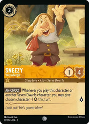 Sneezy Very Allergic