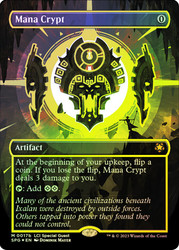 Mana Crypt (Borderless) (Neon Ink Yellow)\nSpecial Guests - Alternate Foil\nSingle\nMagic The Gathering