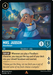 Mrs Judson Housekeeper