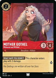 Mother Gothel Withered And Wicked