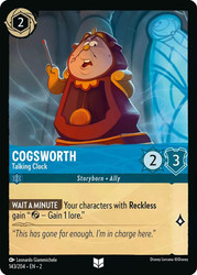 Cogsworth Talking Clock