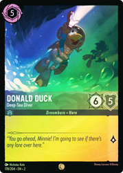 Donald Duck Deep Sea Diver