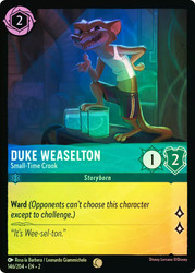 Duke Weaselton Small Time Crook