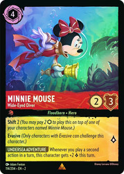Minnie Mouse Wide Eyed Diver