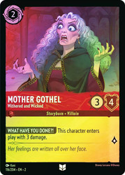 Mother Gothel Withered And Wicked