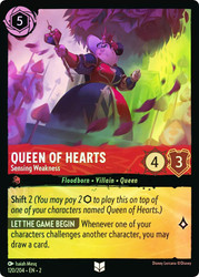 Queen Of Hearts Sensing Weakness