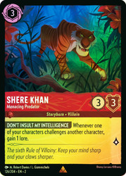 Shere Khan Menacing Predator