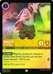 Sneezy Very Allergic