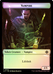 {Vampire Token} // {Vampire Demon Token}\nThe Lost Caverns of Ixalan\nSingle\nMagic The Gathering