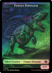 {Fungus Dinosaur Token} // {Skeleton Pirate Token}\nThe Lost Caverns of Ixalan\nSingle\nMagic The Gathering