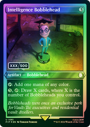 Intelligence Bobblehead (Serial Number)\nFallout Commander - Serialized\nSingle\nMagic The Gathering