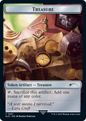 {Treasure Token} (Secret Lair) (#1507)\nPromo: General\nSingle\nMagic The Gathering