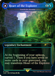 Search for Azcanta // Azcanta, the Sunken Ruin (Heart of the Explorer // The Lost Valley) (Secret Lair) (Borderless) (Tomb Raider)\nPromo: General\nSingle\nMagic The Gathering