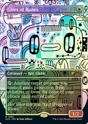 Giver of Runes (Secret Lair) (Borderless)\nPromo: General\nSingle\nMagic The Gathering