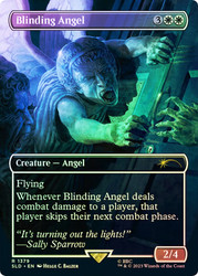 Blinding Angel (Secret Lair) (Borderless)\nPromo: General\nSingle\nMagic The Gathering