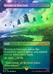 Botanical Sanctum (Secret Lair) (Borderless)\nPromo: General\nSingle\nMagic The Gathering