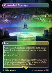 Concealed Courtyard (Secret Lair) (Borderless)\nPromo: General\nSingle\nMagic The Gathering