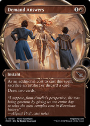 Demand Answers (Showcase)\nMurders at Karlov Manor - Variants\nSingle\nMagic The Gathering
