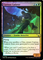 Curious Cadaver\nMurders at Karlov Manor\nSingle\nMagic The Gathering