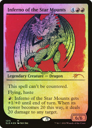 Inferno of the Star Mounts (Secret Lair) (Showcase)\nPromo: General\nSingle\nMagic The Gathering