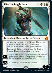 Gideon Blackblade\nRavnica Remastered\nSingle\nMagic The Gathering