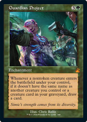 Guardian Project (Retro Frame)\nRavnica Remastered - Retro Frame\nSingle\nMagic The Gathering
