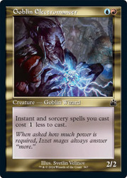 Goblin Electromancer (Retro Frame)\nRavnica Remastered - Retro Frame\nSingle\nMagic The Gathering