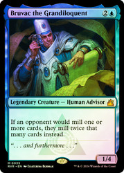 Bruvac the Grandiloquent\nRavnica Remastered\nSingle\nMagic The Gathering