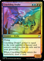 Crackling Drake\nRavnica Remastered\nSingle\nMagic The Gathering