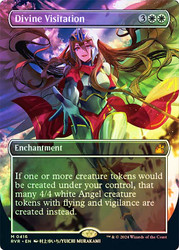 Divine Visitation (Borderless)\nRavnica Remastered - Variants\nSingle\nMagic The Gathering