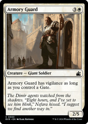 Armory Guard\nRavnica Remastered\nSingle\nMagic The Gathering