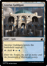 Azorius Guildgate\nRavnica Remastered\nSingle\nMagic The Gathering