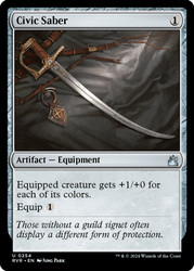 Civic Saber\nRavnica Remastered\nSingle\nMagic The Gathering