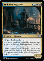 Nightveil Predator\nRavnica Remastered\nSingle\nMagic The Gathering