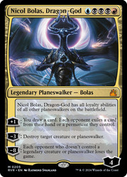 Nicol Bolas, Dragon-God\nRavnica Remastered\nSingle\nMagic The Gathering