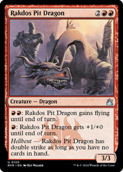 Rakdos Pit Dragon\nRavnica Remastered\nSingle\nMagic The Gathering