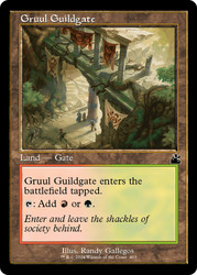 Gruul Guildgate (Retro Frame)\nRavnica Remastered - Retro Frame\nSingle\nMagic The Gathering