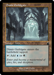 Dimir Guildgate (Retro Frame)\nRavnica Remastered - Retro Frame\nSingle\nMagic The Gathering