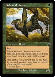 Arboreal Grazer (Retro Frame)\nRavnica Remastered - Retro Frame\nSingle\nMagic The Gathering