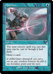 Quicken (Retro Frame)\nRavnica Remastered - Retro Frame\nSingle\nMagic The Gathering