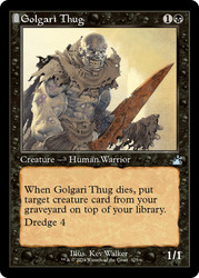 Golgari Thug (Retro Frame)\nRavnica Remastered - Retro Frame\nSingle\nMagic The Gathering