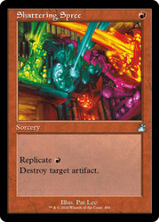 Shattering Spree (Retro Frame)\nRavnica Remastered - Retro Frame\nSingle\nMagic The Gathering