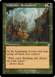 Wilderness Reclamation (Retro Frame)\nRavnica Remastered - Retro Frame\nSingle\nMagic The Gathering