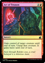 Act of Treason\nRavnica Remastered\nSingle\nMagic The Gathering