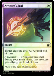 Arrester's Zeal\nRavnica Remastered\nSingle\nMagic The Gathering